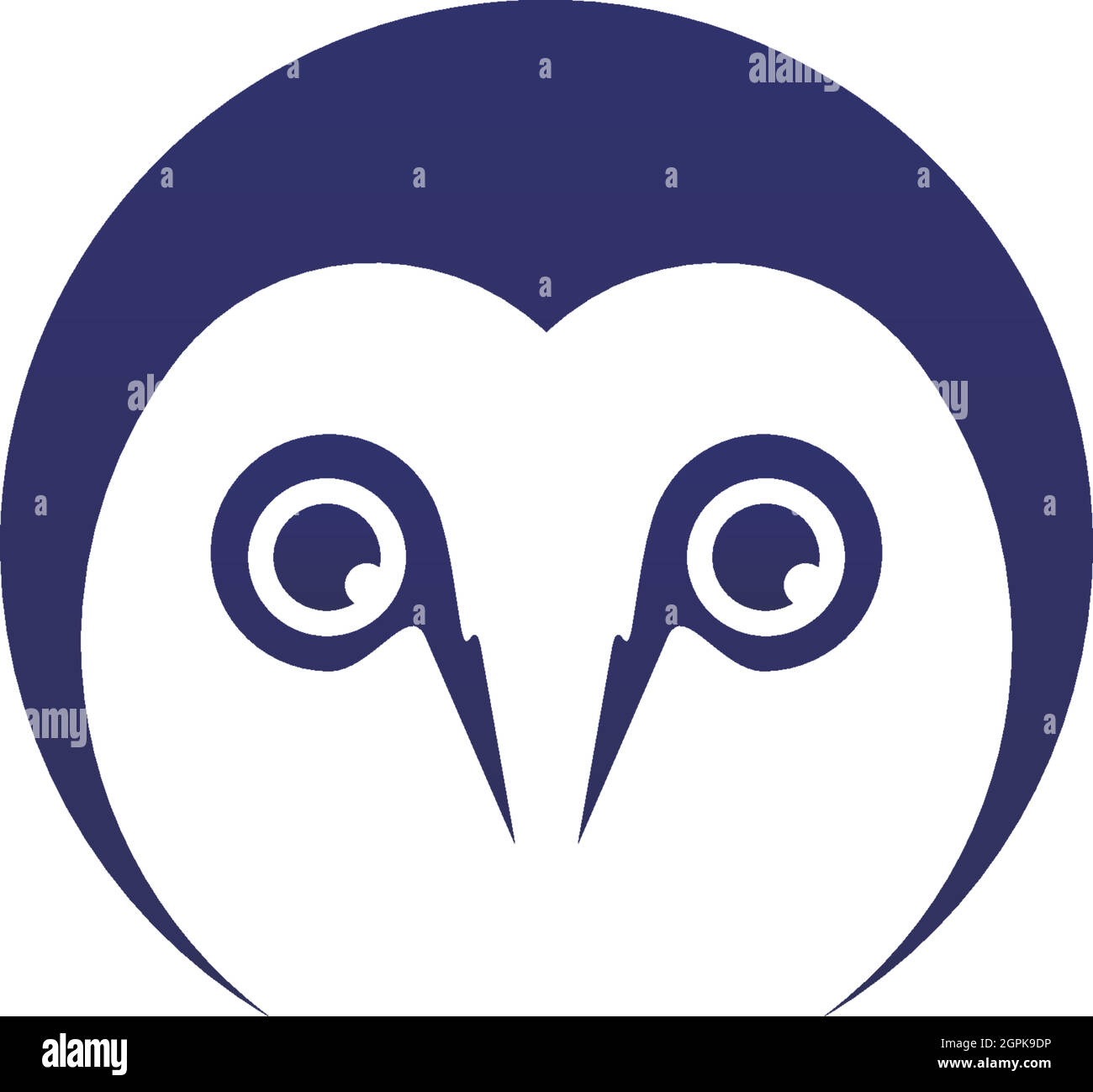 Owl logo vector icon design template Stock Vector