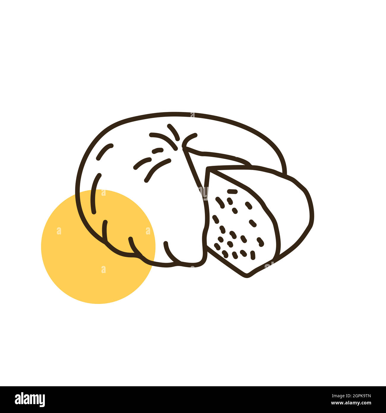 Goat Cheese vector flat icon. Farm animal sign Stock Vector Image & Art Alamy