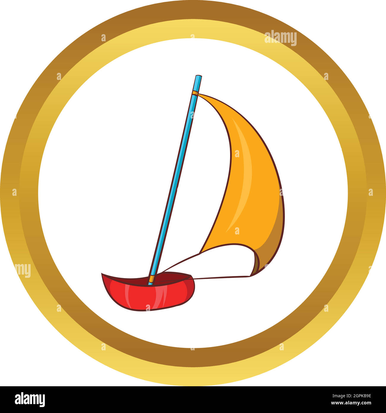 Yacht vector icon Stock Vector Image & Art - Alamy