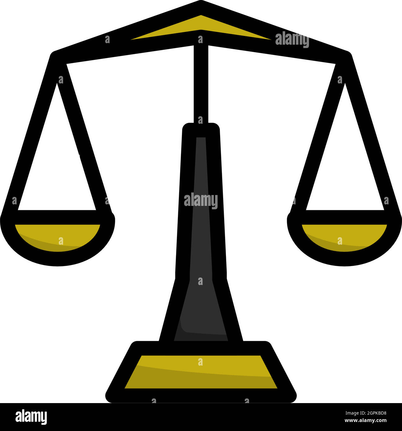 Icon Of Scale Stock Vector