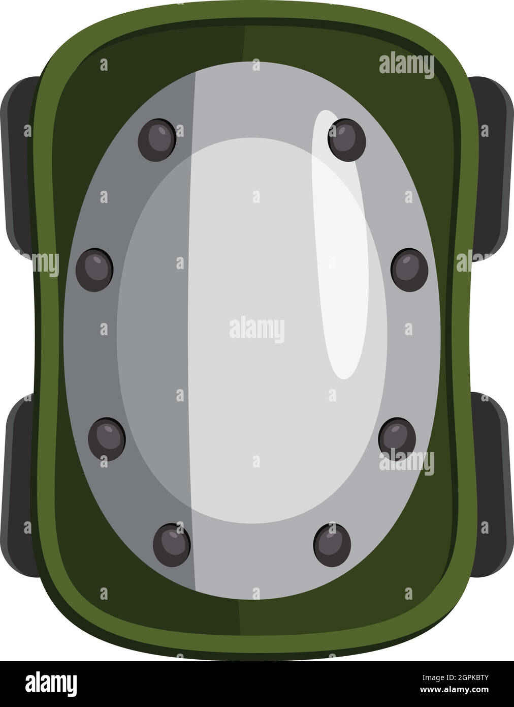 Knee pad icon, cartoon style Stock Vector Image & Art Alamy