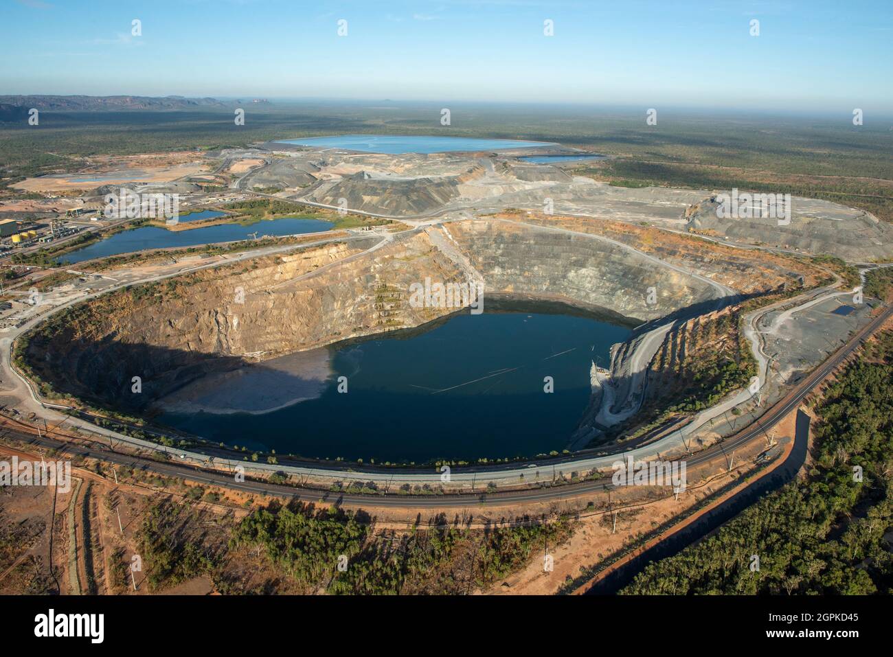 Kakadu National Park Northern Territory, Australia, a Uranium mine. Stock Photo