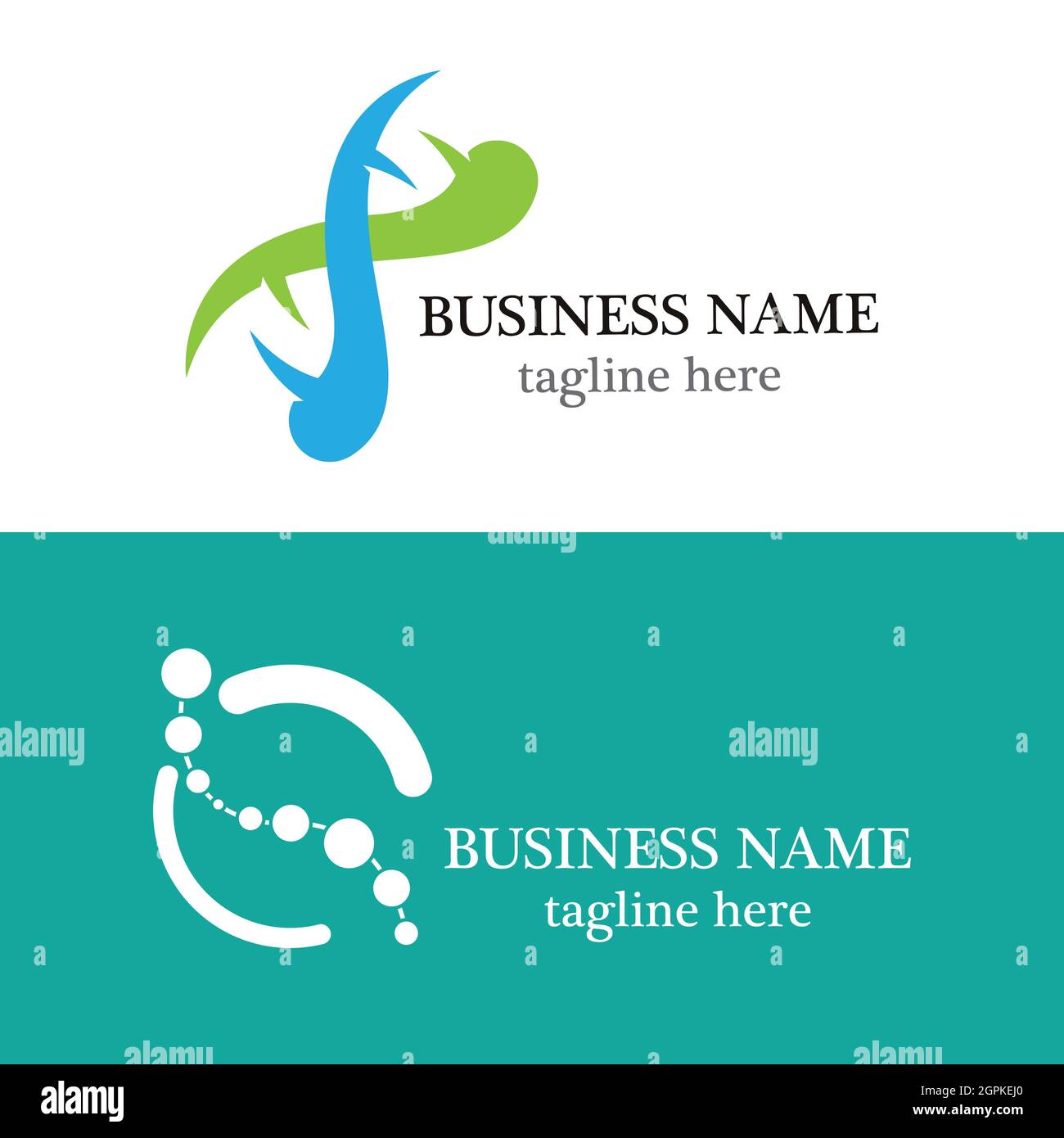 DNA logo template vector icon design Stock Photo - Alamy
