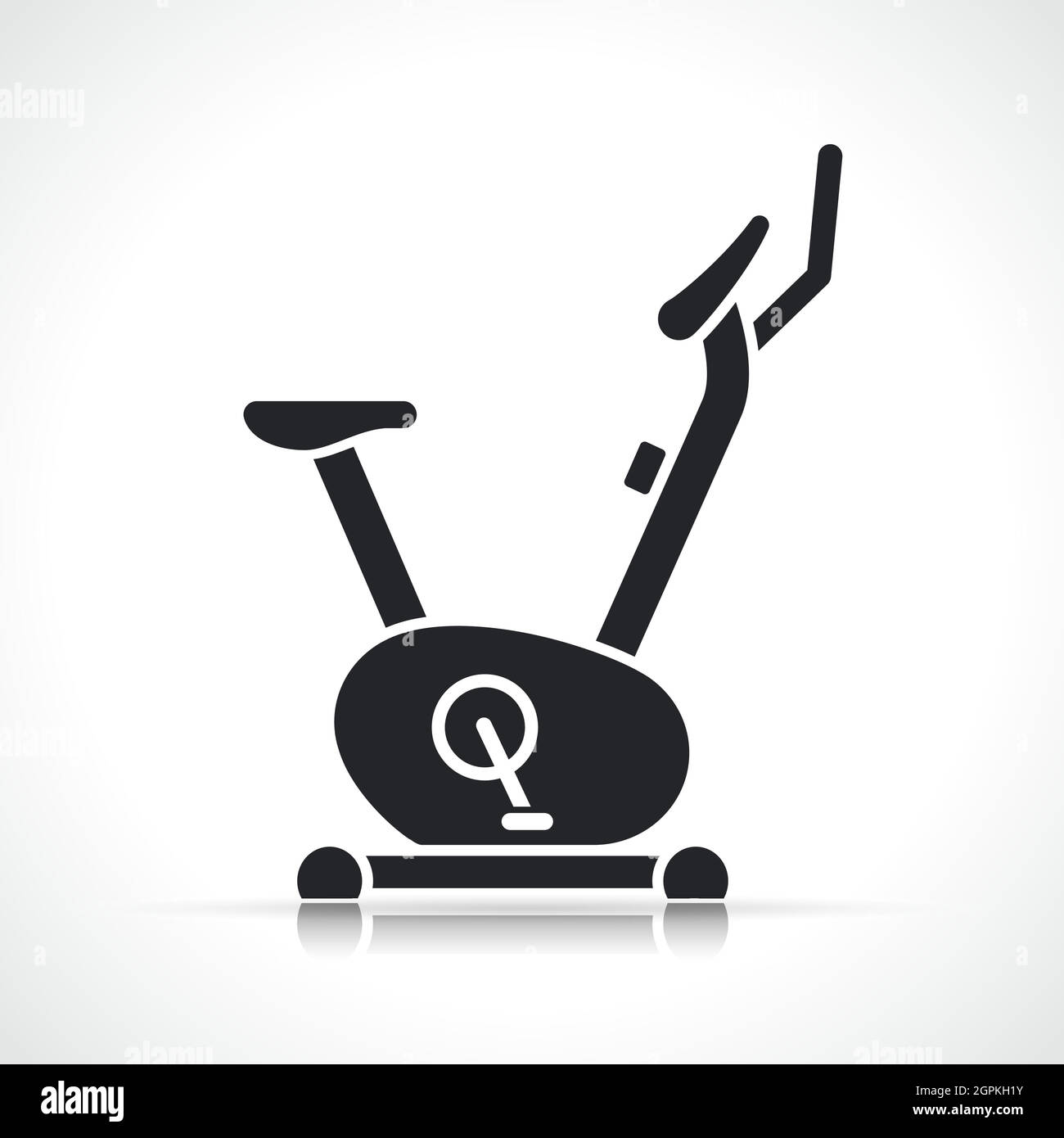 Vector exercise bike machine icon Stock Vector Image & Art Alamy