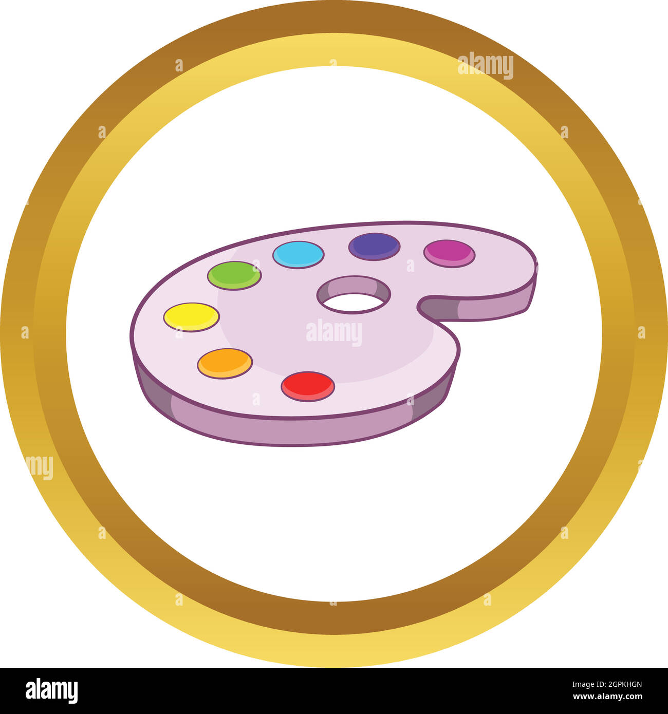 Palette of colors vector icon Stock Vector Image & Art - Alamy