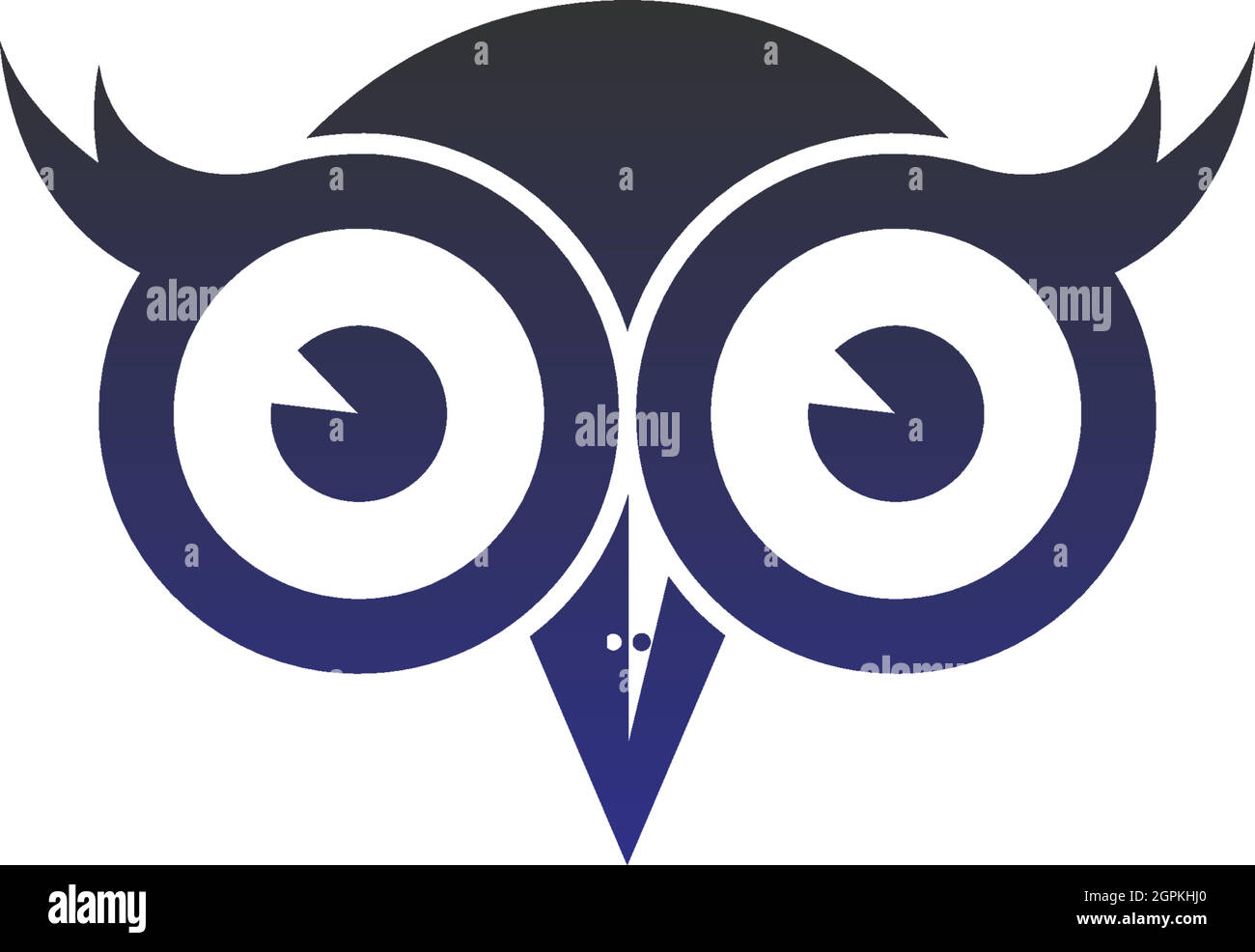 Owl logo vector icon design template Stock Vector Image & Art - Alamy