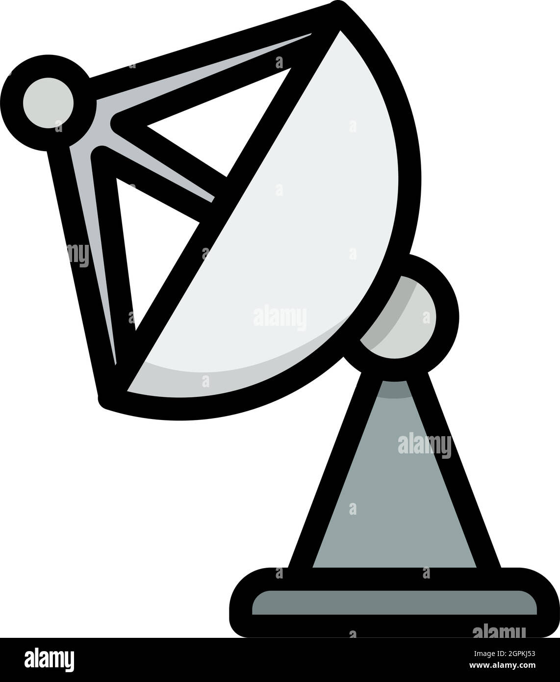 Satellite Antenna Icon Stock Vector