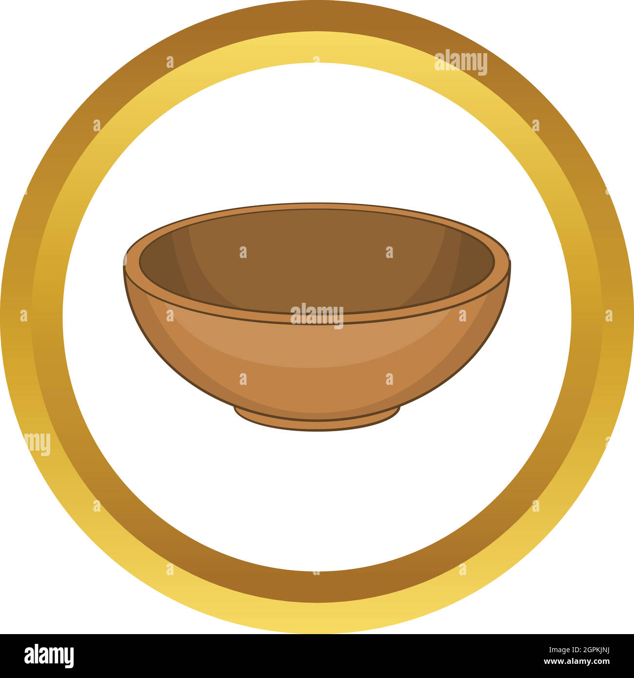 Big bowl vector icon Stock Vector Image & Art - Alamy