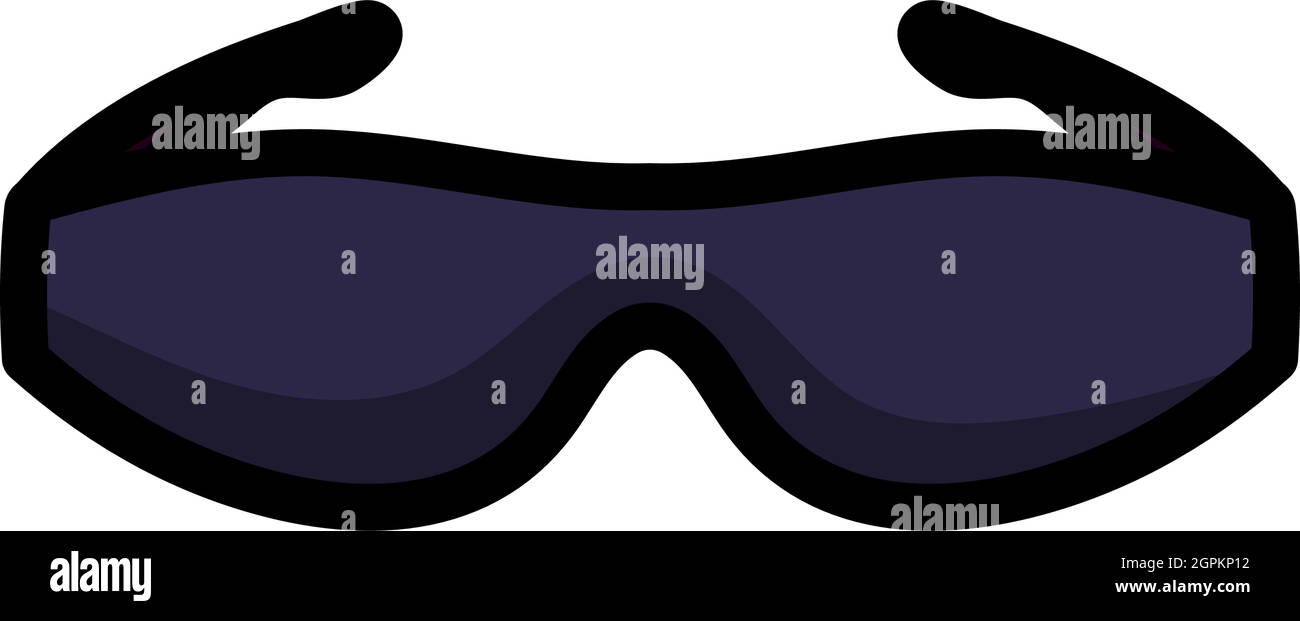 Poker Sunglasses Icon Stock Vector