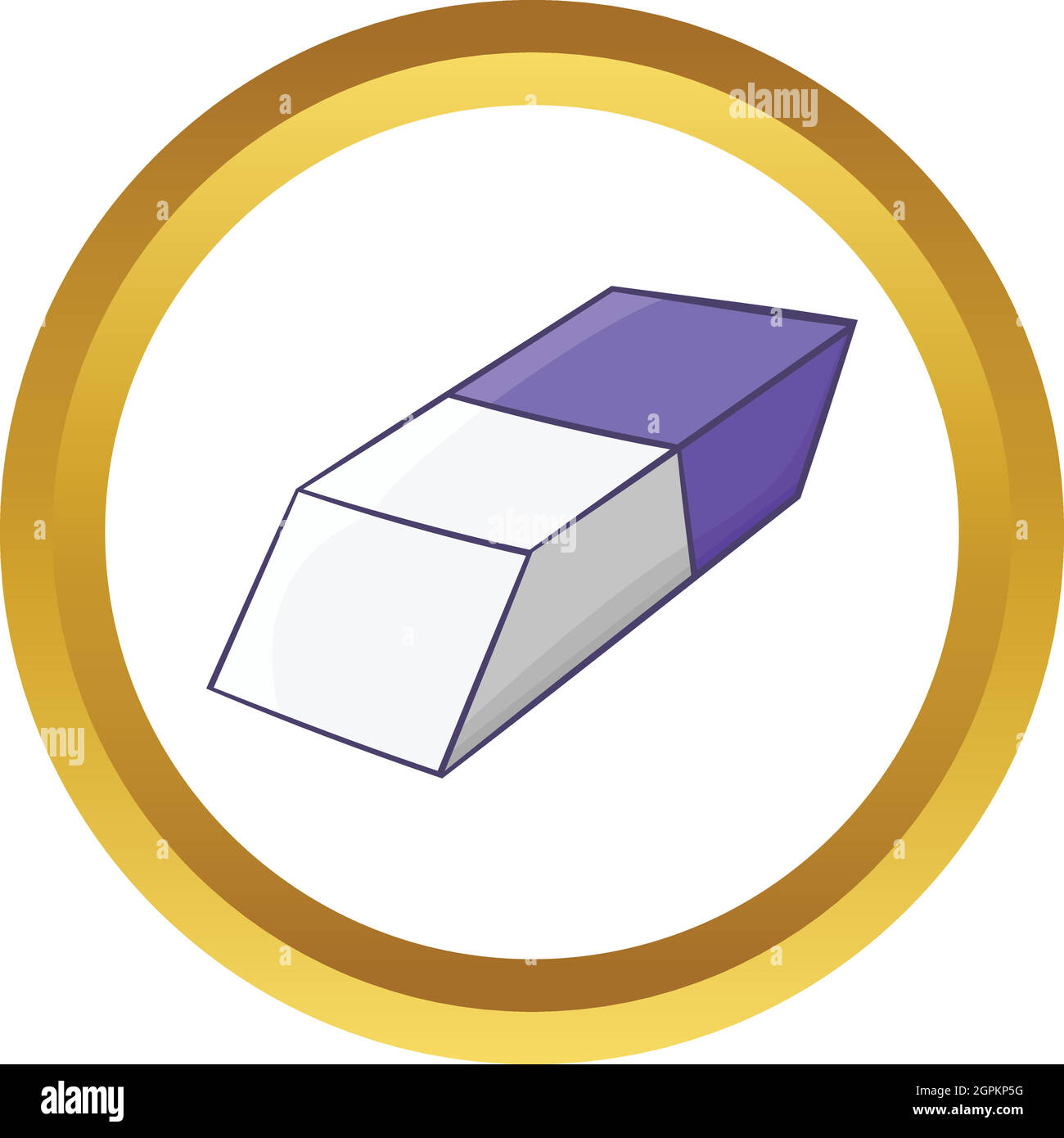 Cartoon pencil eraser Stock Vector Images Alamy