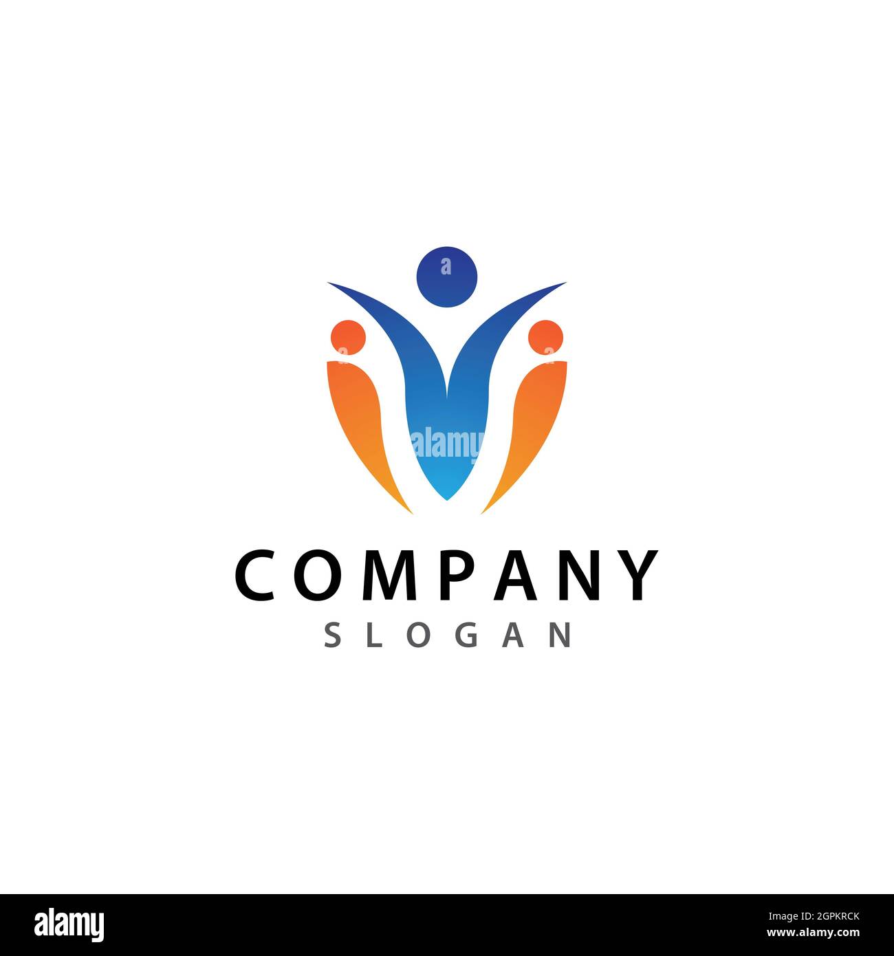 People logo template vector icon design Stock Photo