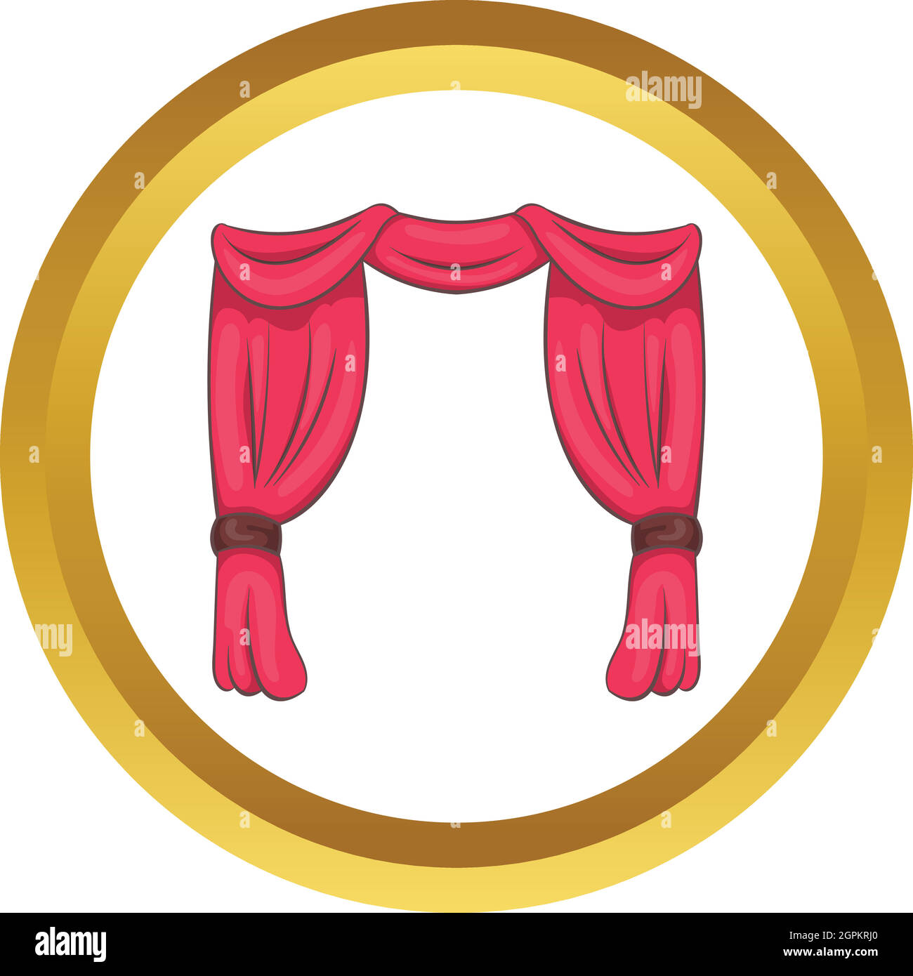 Open curtain Stock Vector Images - Alamy