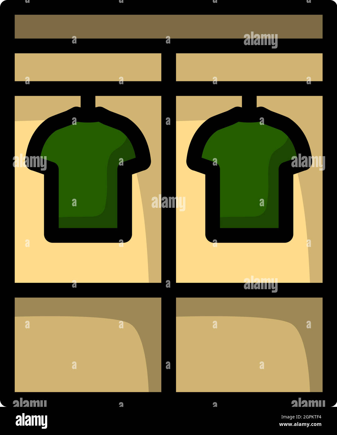 Locker Room Icon Stock Vector
