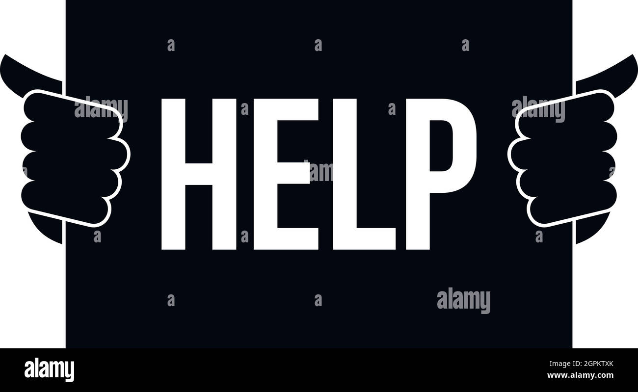 Help logo Stock Vector Images - Alamy