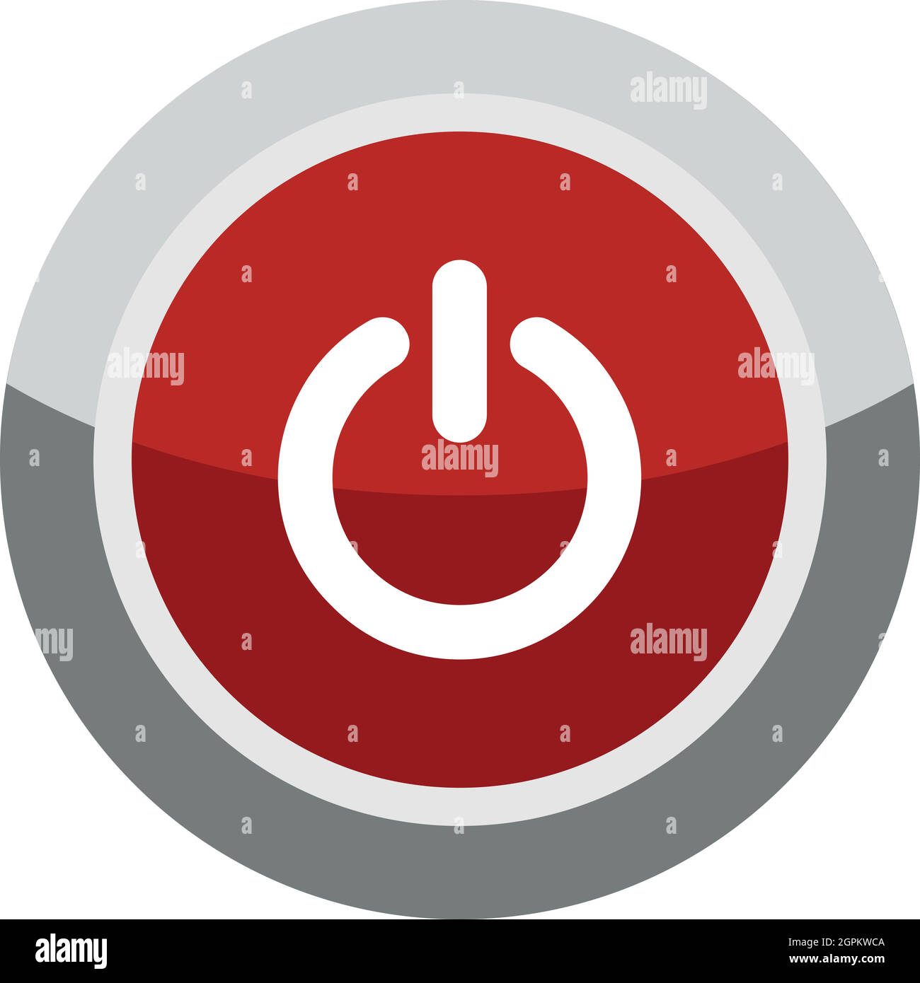 Power button icon, cartoon style Stock Vector Image & Art Alamy