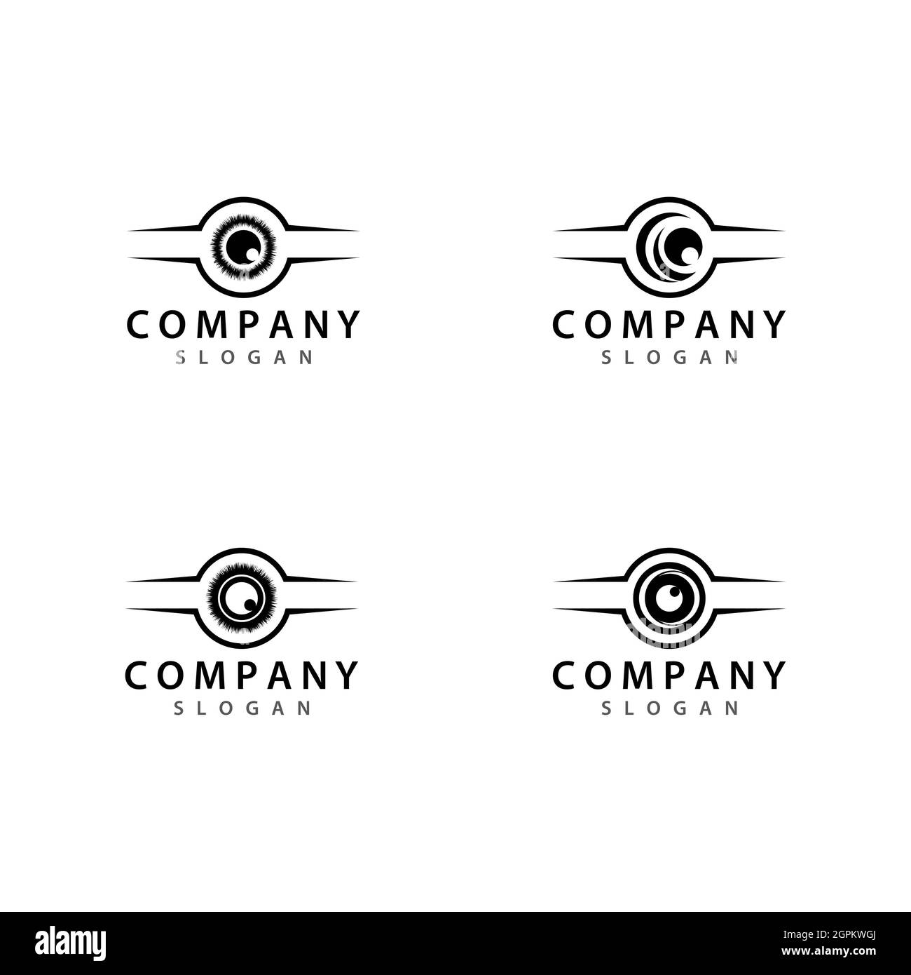 Eye logo Black and White Stock Photos & Images Alamy