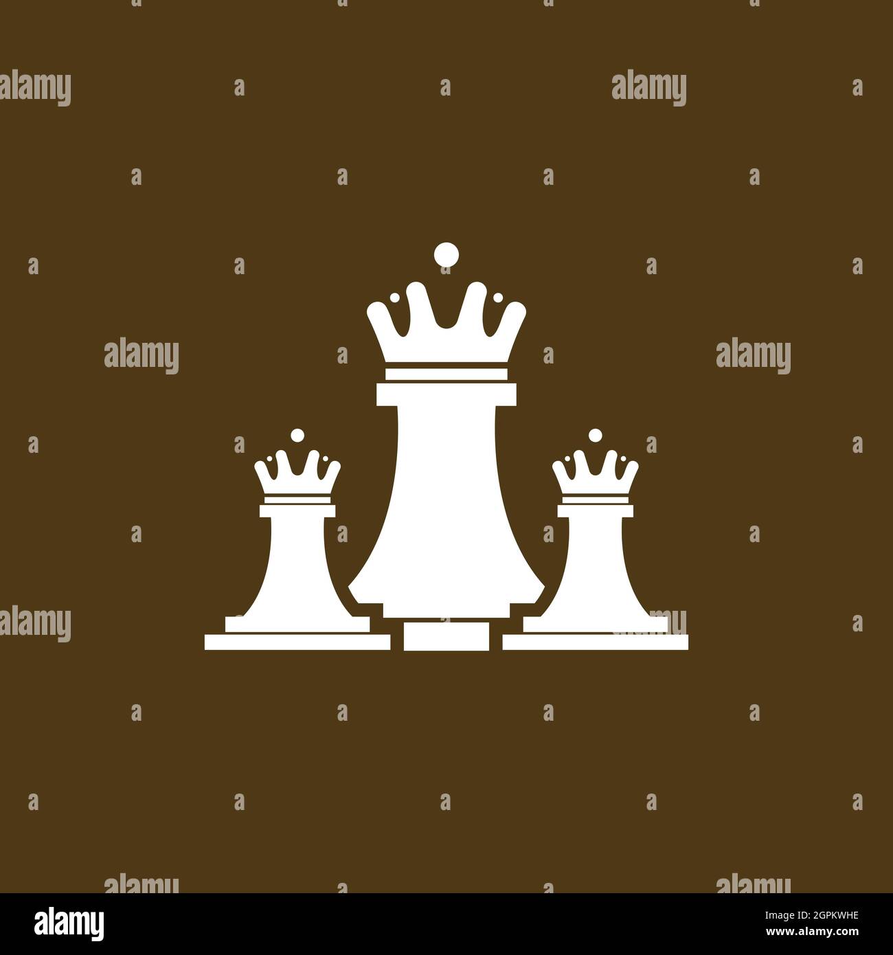 Premium Vector  Logo design never give up thinking with chess on the chess  board vintage illustration