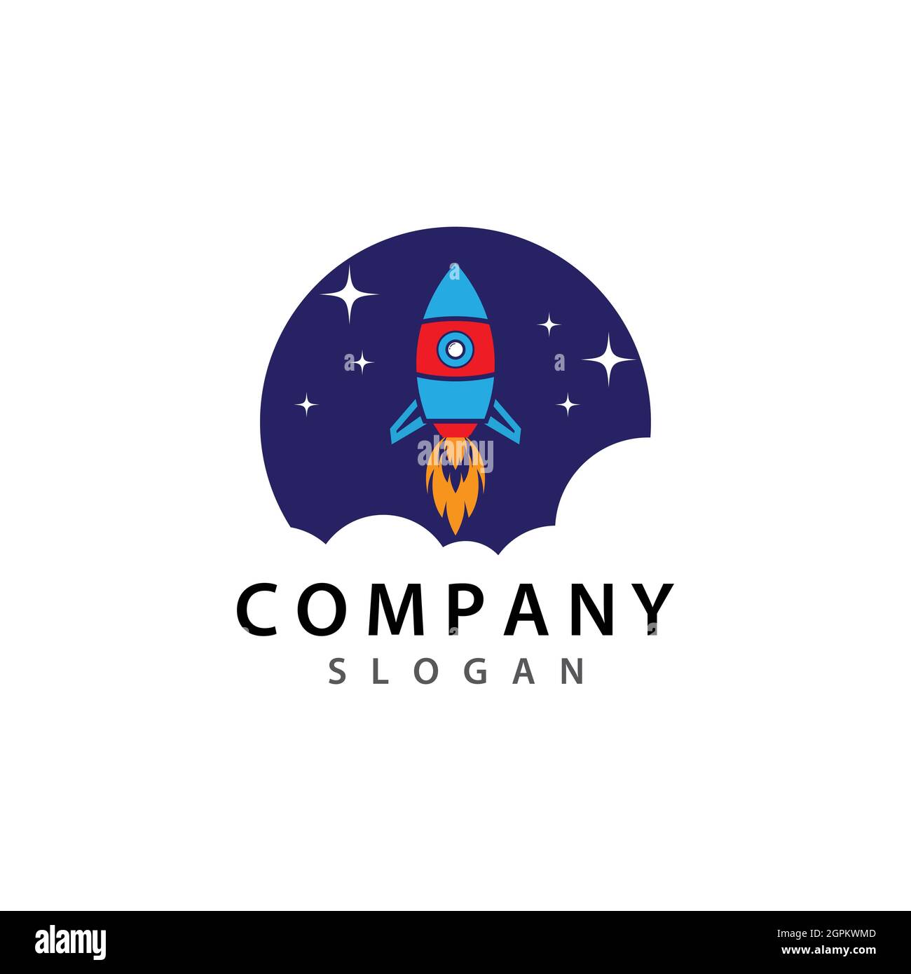 Development technology icon rocket Cut Out Stock Images & Pictures - Alamy