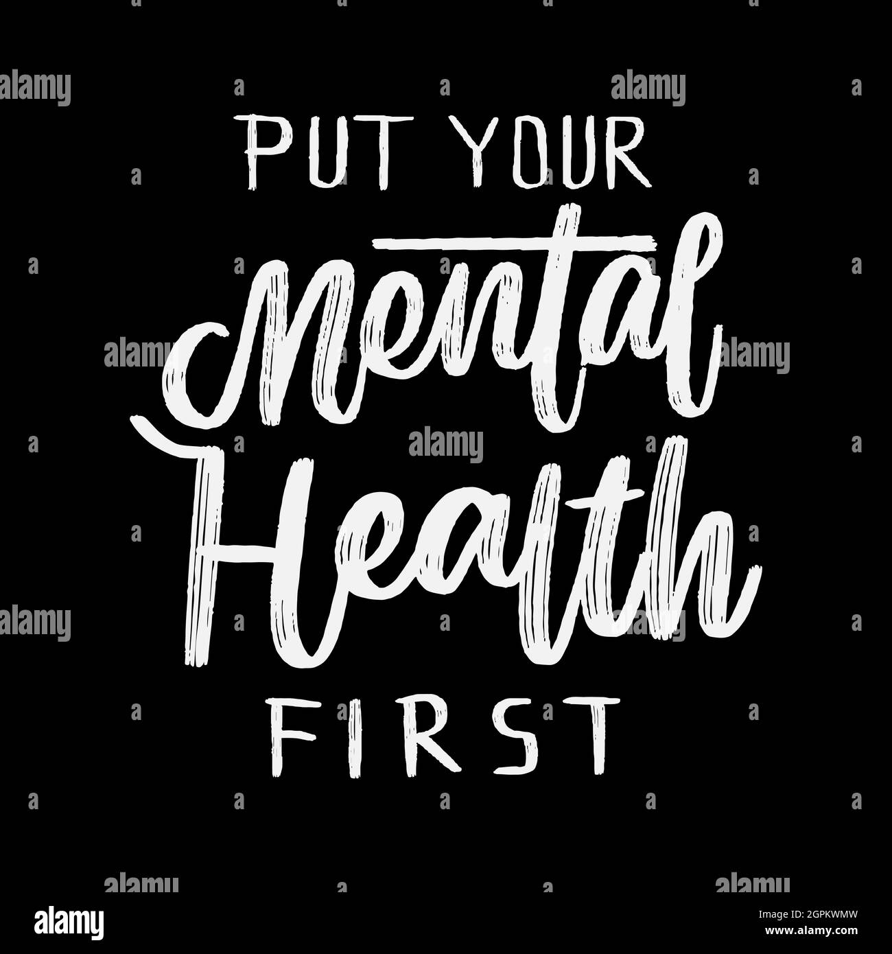 Mental health quotes Black and White Stock Photos & Images - Alamy