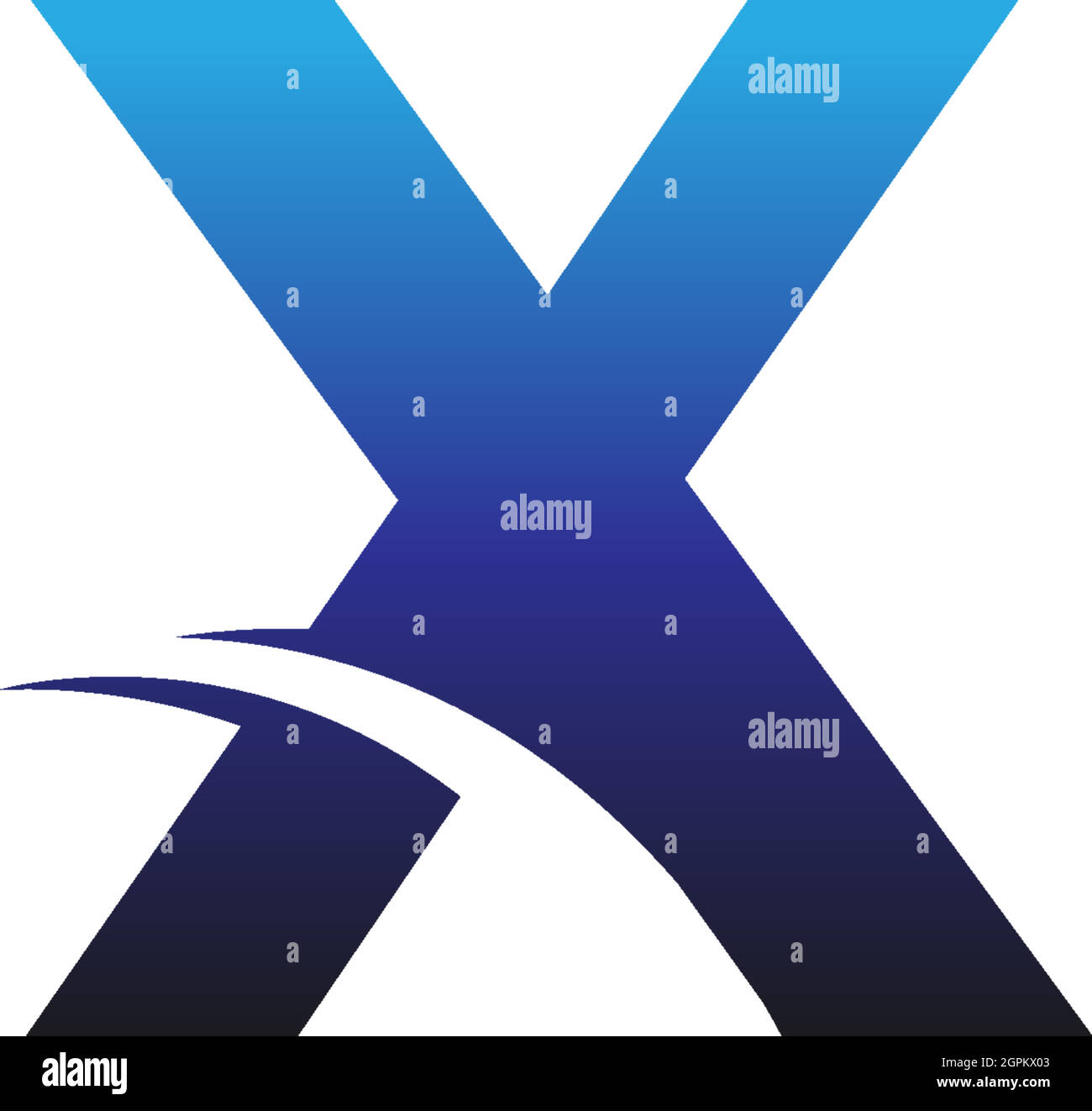 Letter x elegant logo hi-res stock photography and images - Alamy