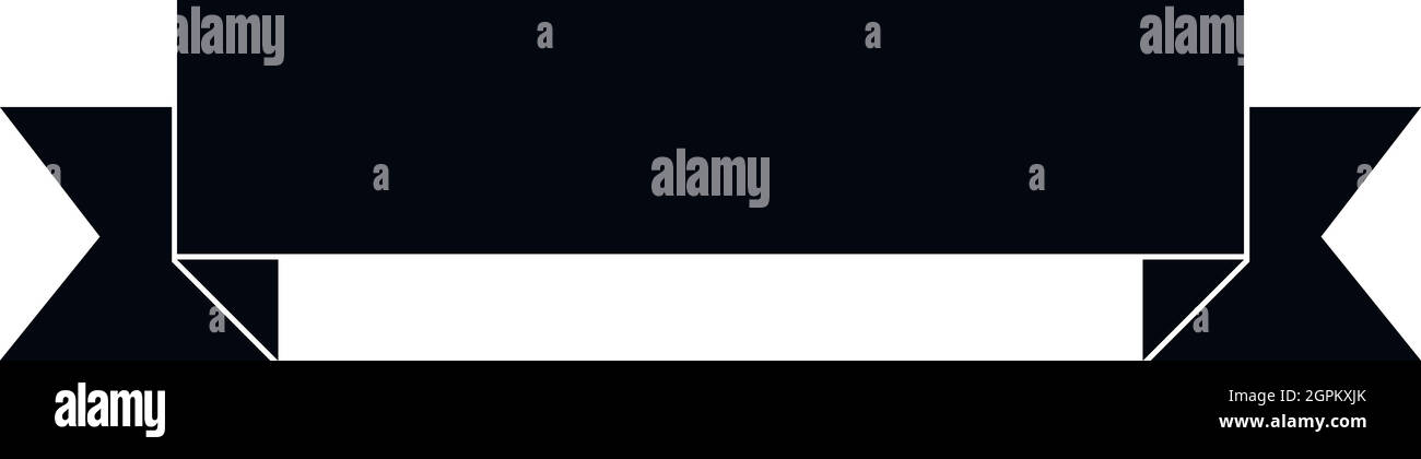 Ribbon icon, simple style Stock Vector Image & Art - Alamy