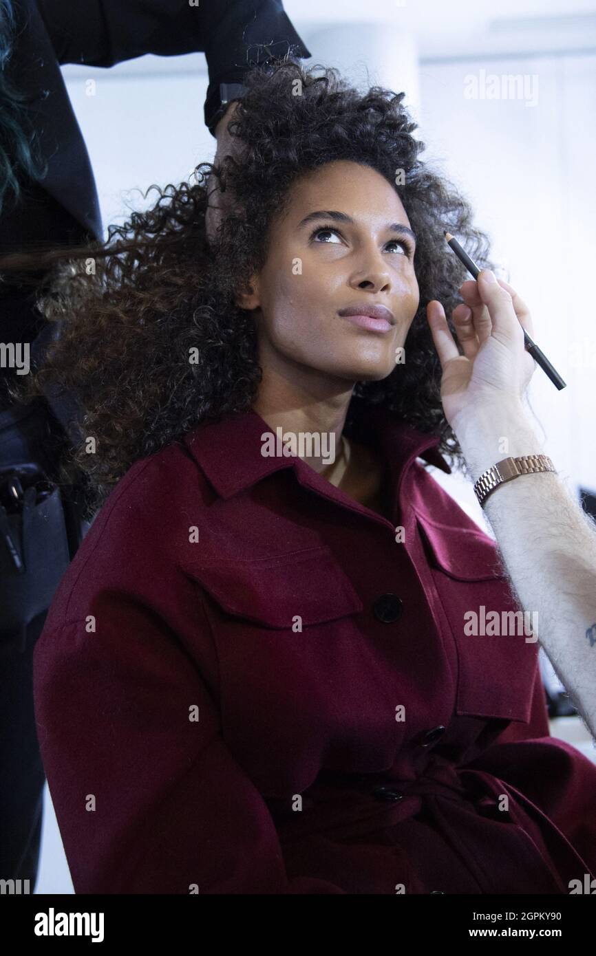 Cindy Bruna attending the Balmain Festival as part of Paris Fashion