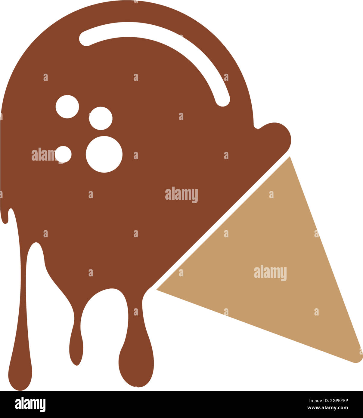 Ice cream logo icon design  vector template illustration Stock Vector