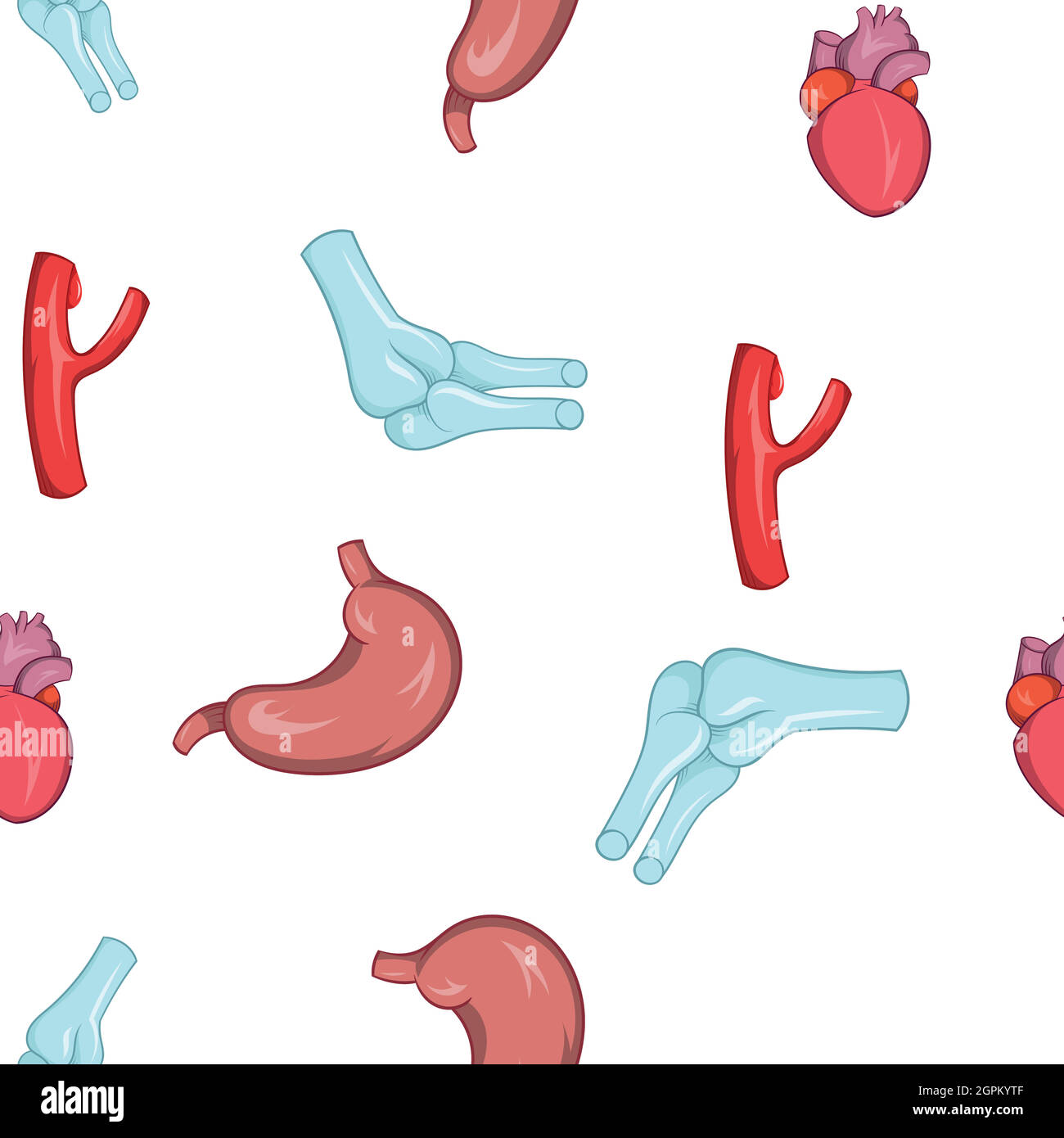 Bodies pattern, cartoon style Stock Vector Image &amp; Art - Alamy