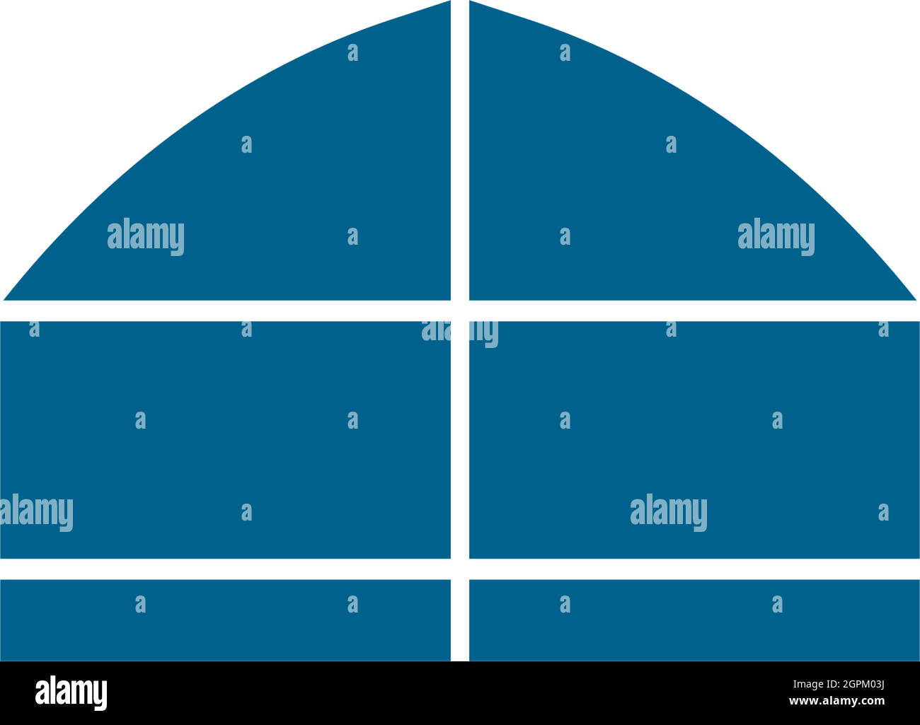 gate icon logo flat design vector template Stock Vector