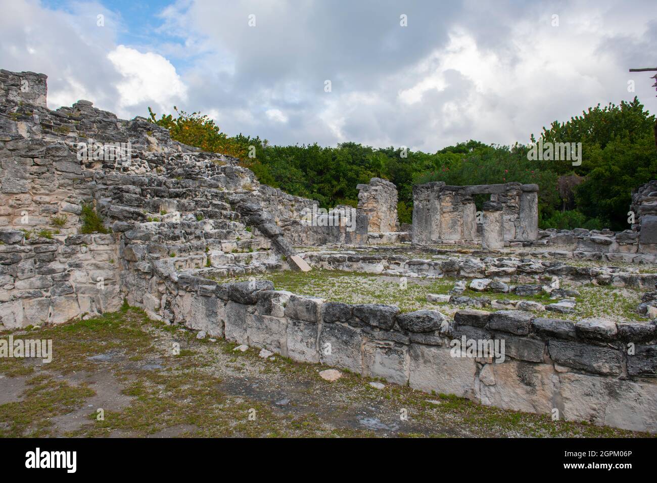 Maya ruin El Rey archaeological site, Cancun, Quintana Roo QR, Mexico ...