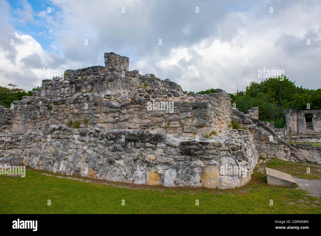 Maya ruin El Rey archaeological site, Cancun, Quintana Roo QR, Mexico ...