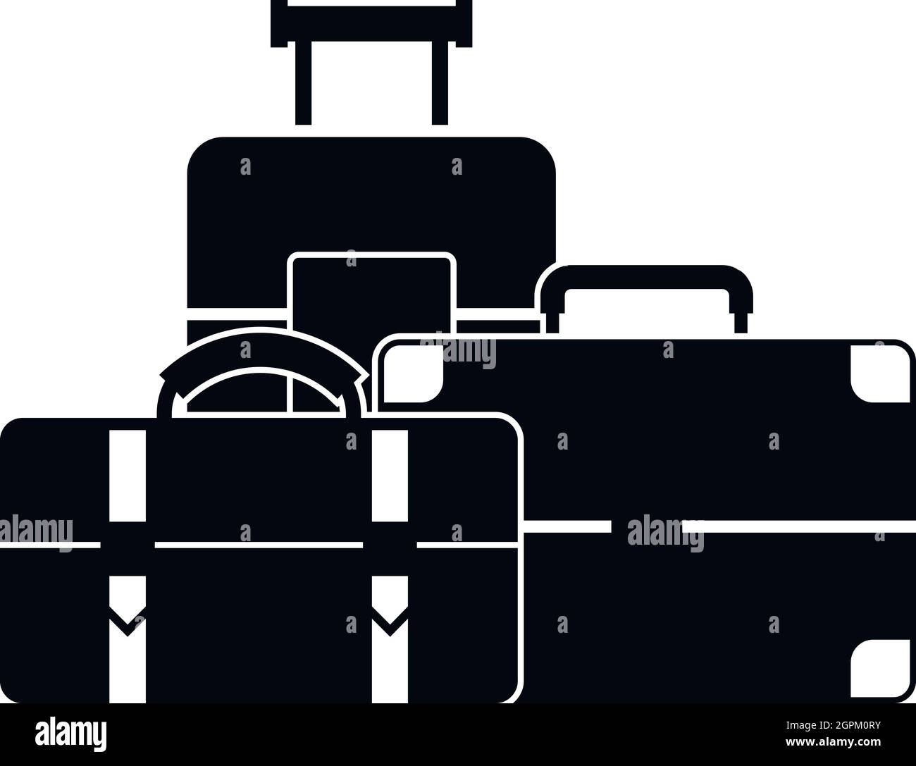 Baggage icon, simple style Stock Vector Image & Art Alamy