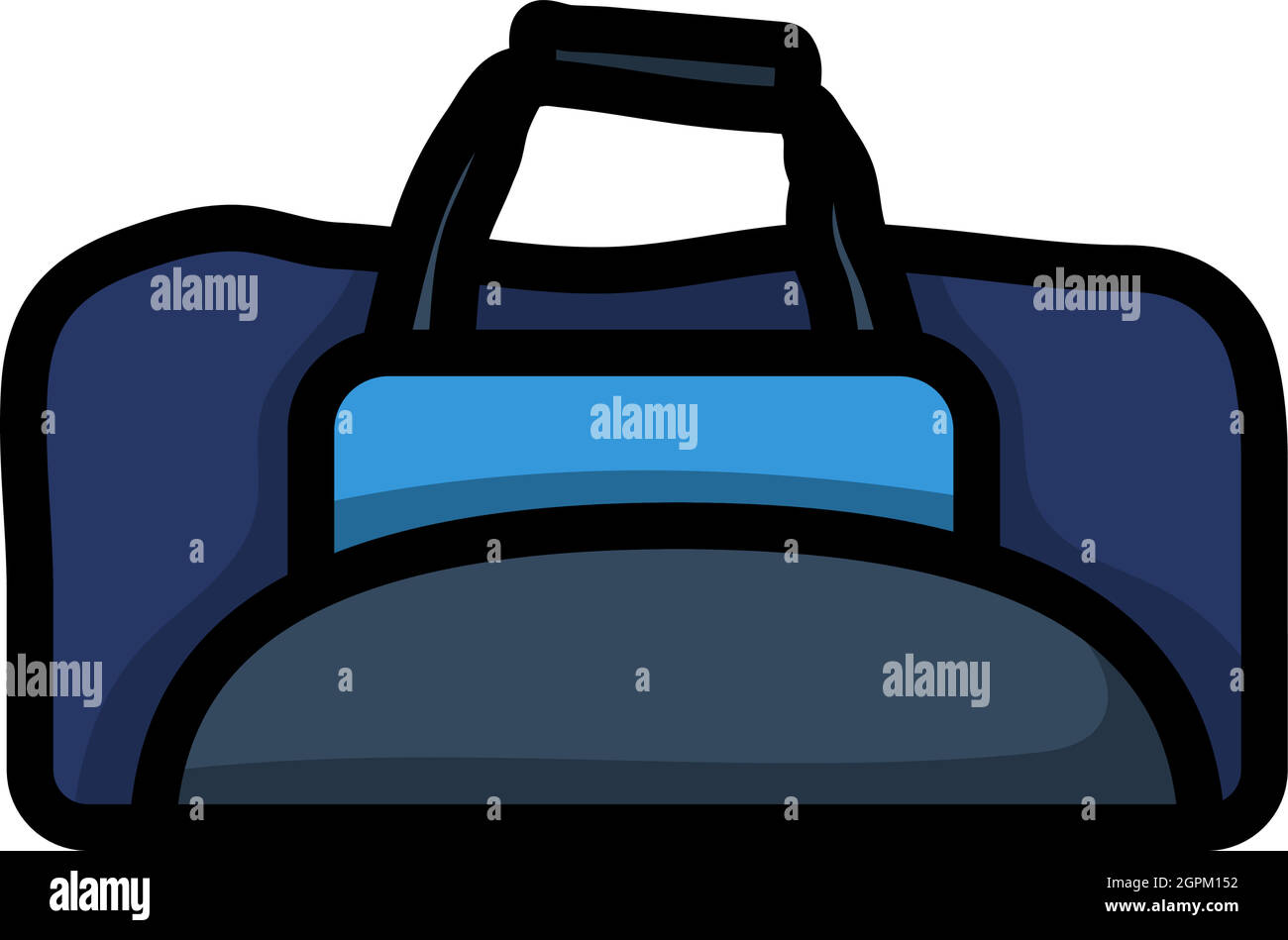 Cricket Bag Icon Stock Vector