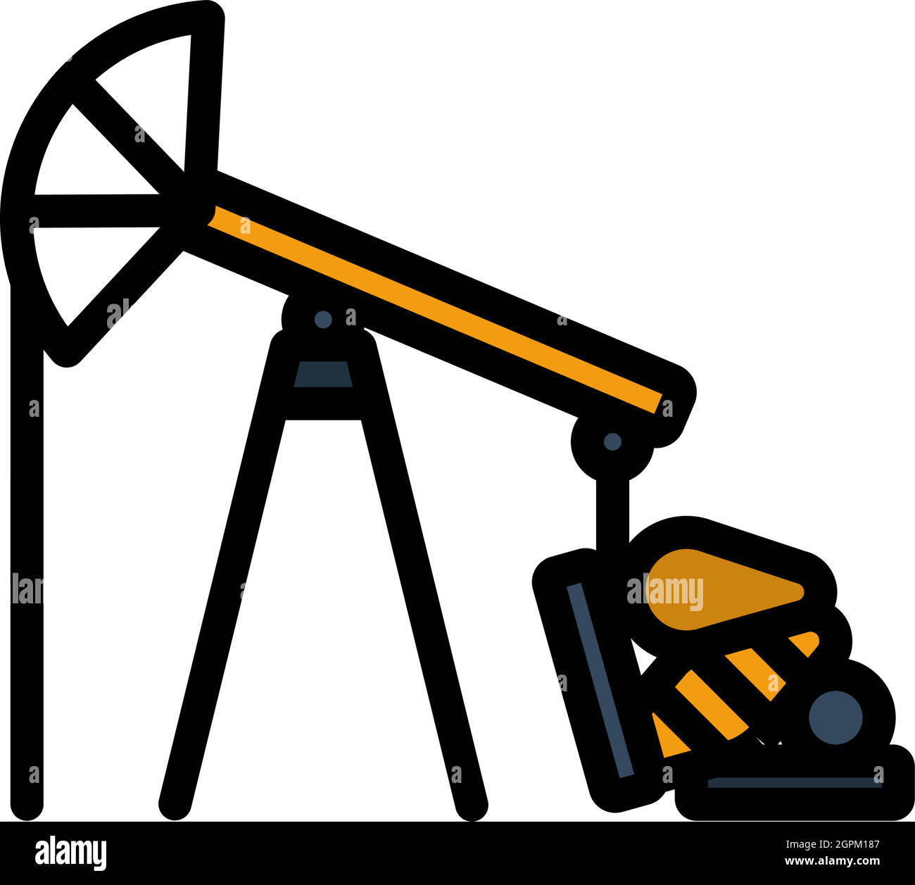 Oil Pump Icon Stock Vector