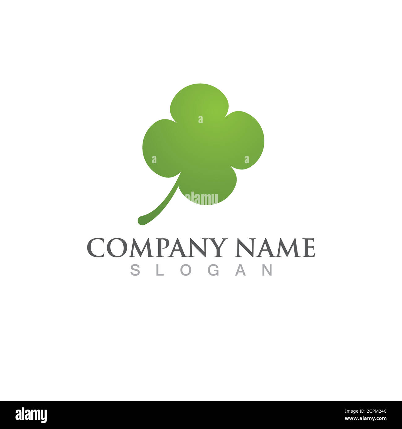 Logos of green Tree leaf ecology Stock Vector