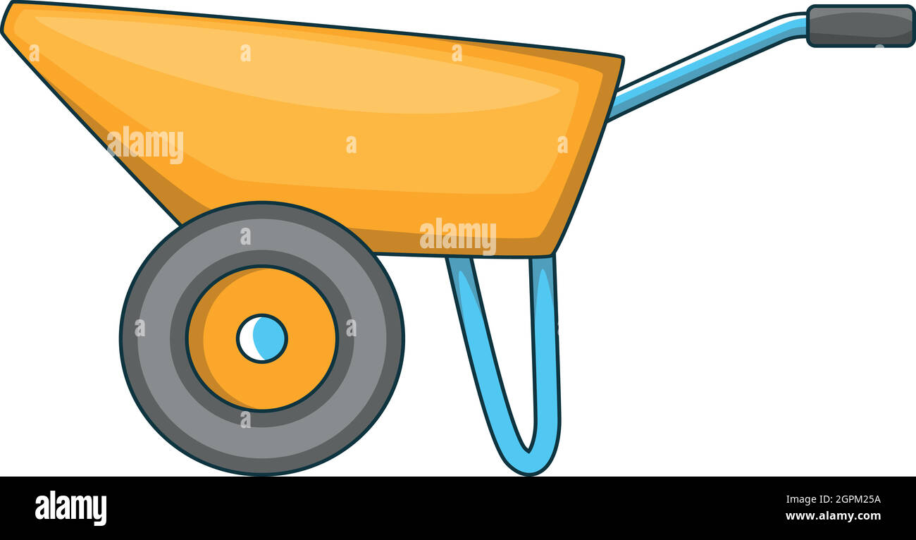 Wheelbarrow icon, cartoon style Stock Vector Image & Art - Alamy