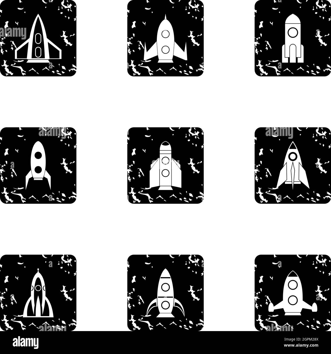 Black white space rocket Black and White Stock Photos & Images - Alamy