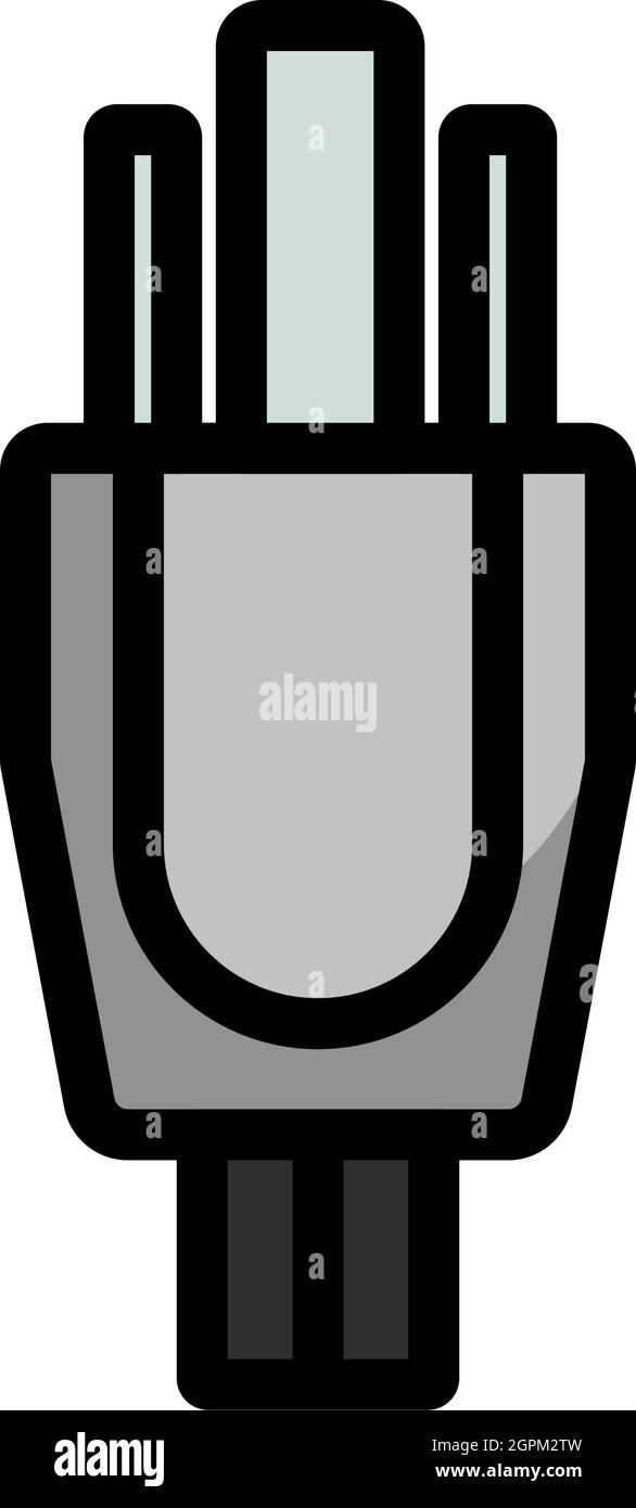 Electrical Plug Icon Stock Vector