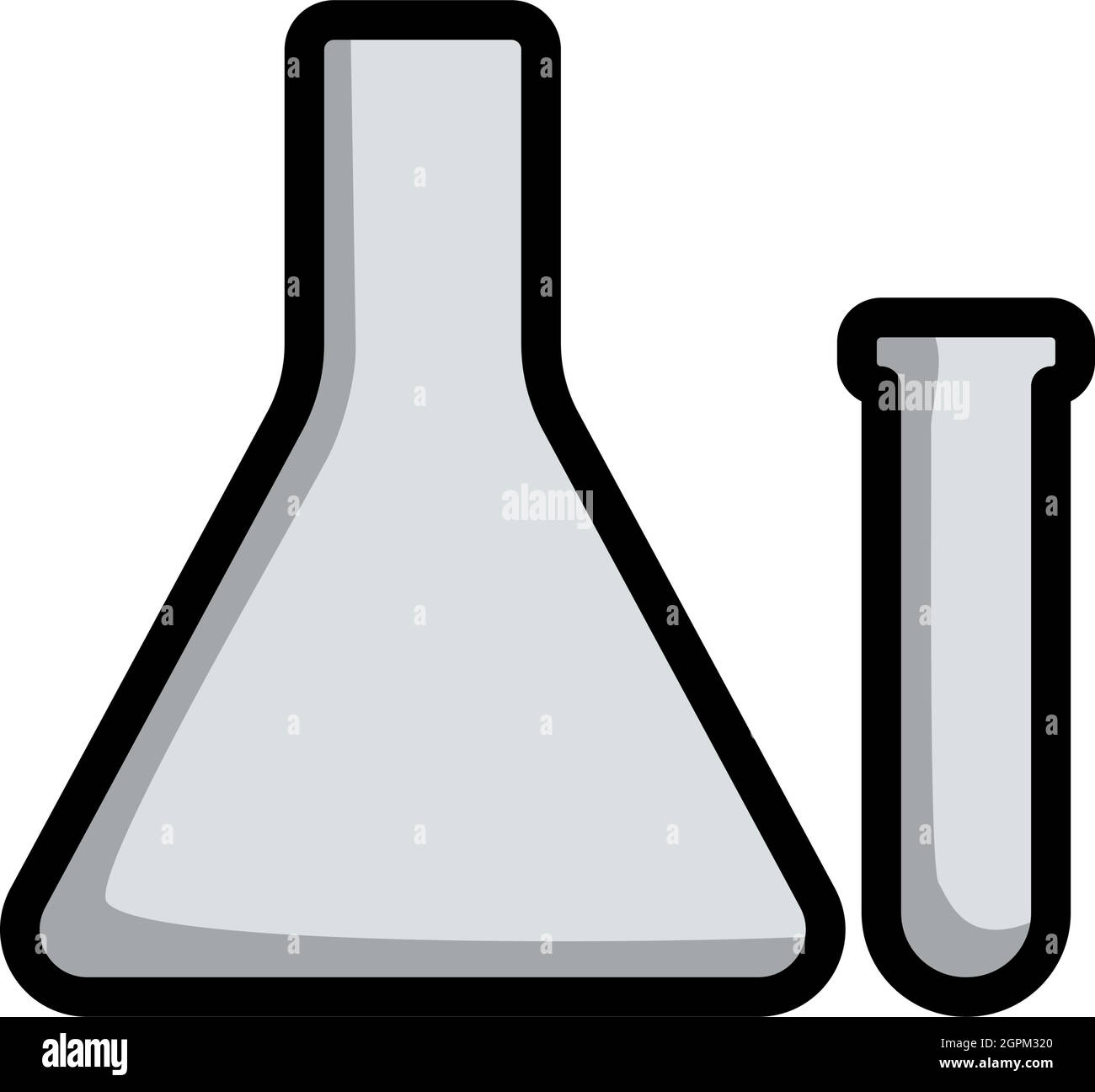 Icon Of Chemical Bulbs Stock Vector Image & Art - Alamy