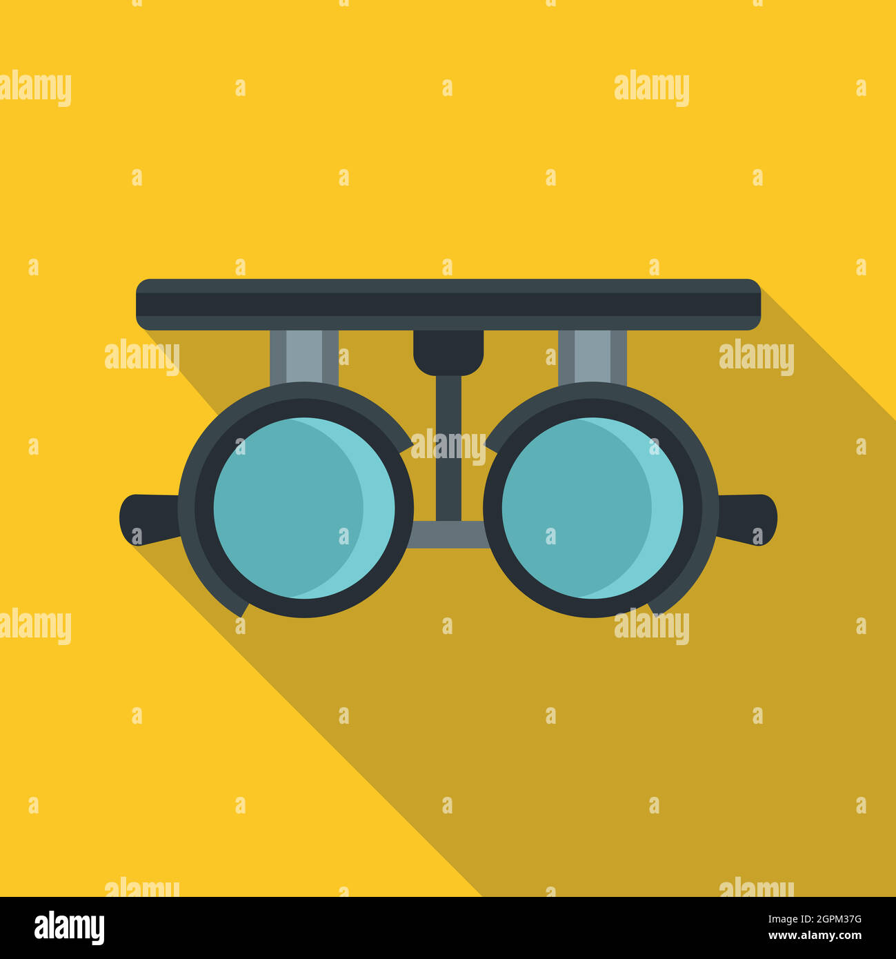 Medical autorefractometer icon, flat style Stock Vector Image & Art - Alamy