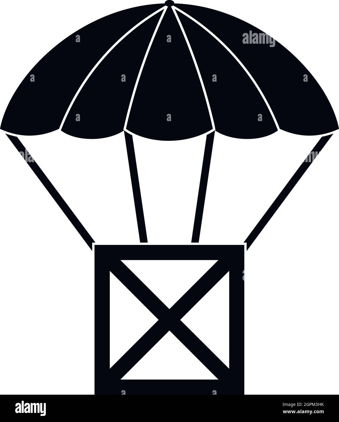 Balloon icon, simple style Stock Vector