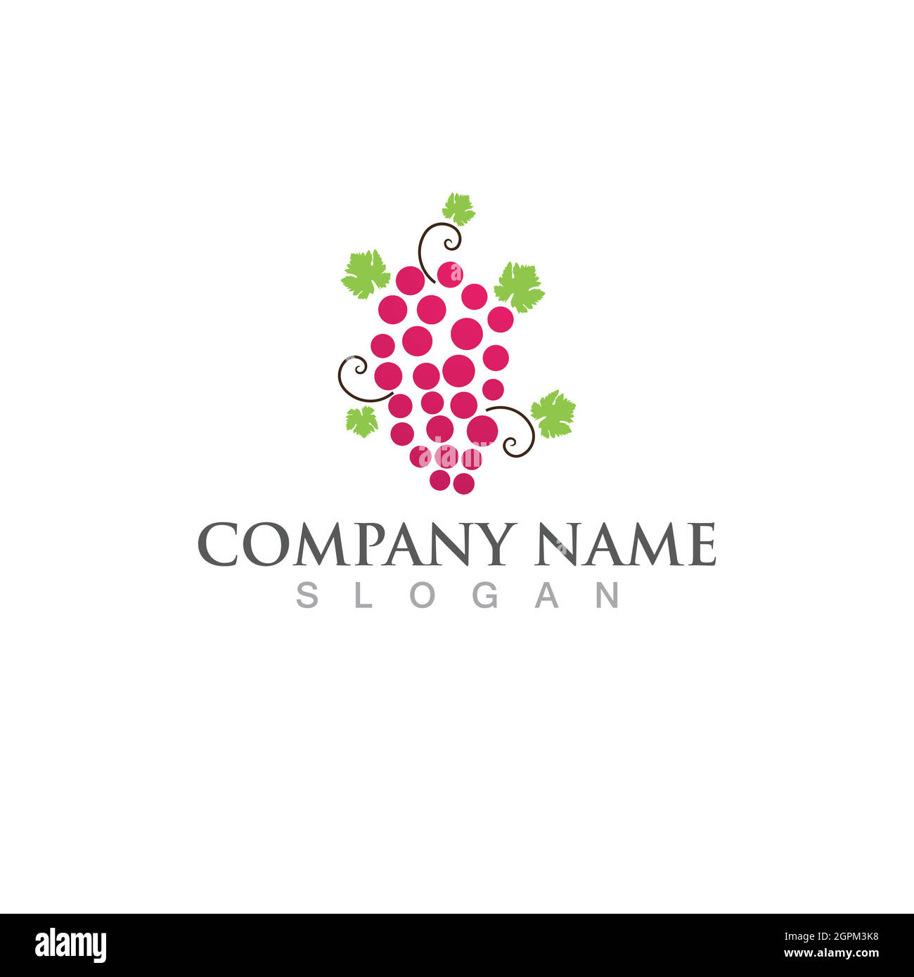 Grapes vector icon illustration design Stock Vector