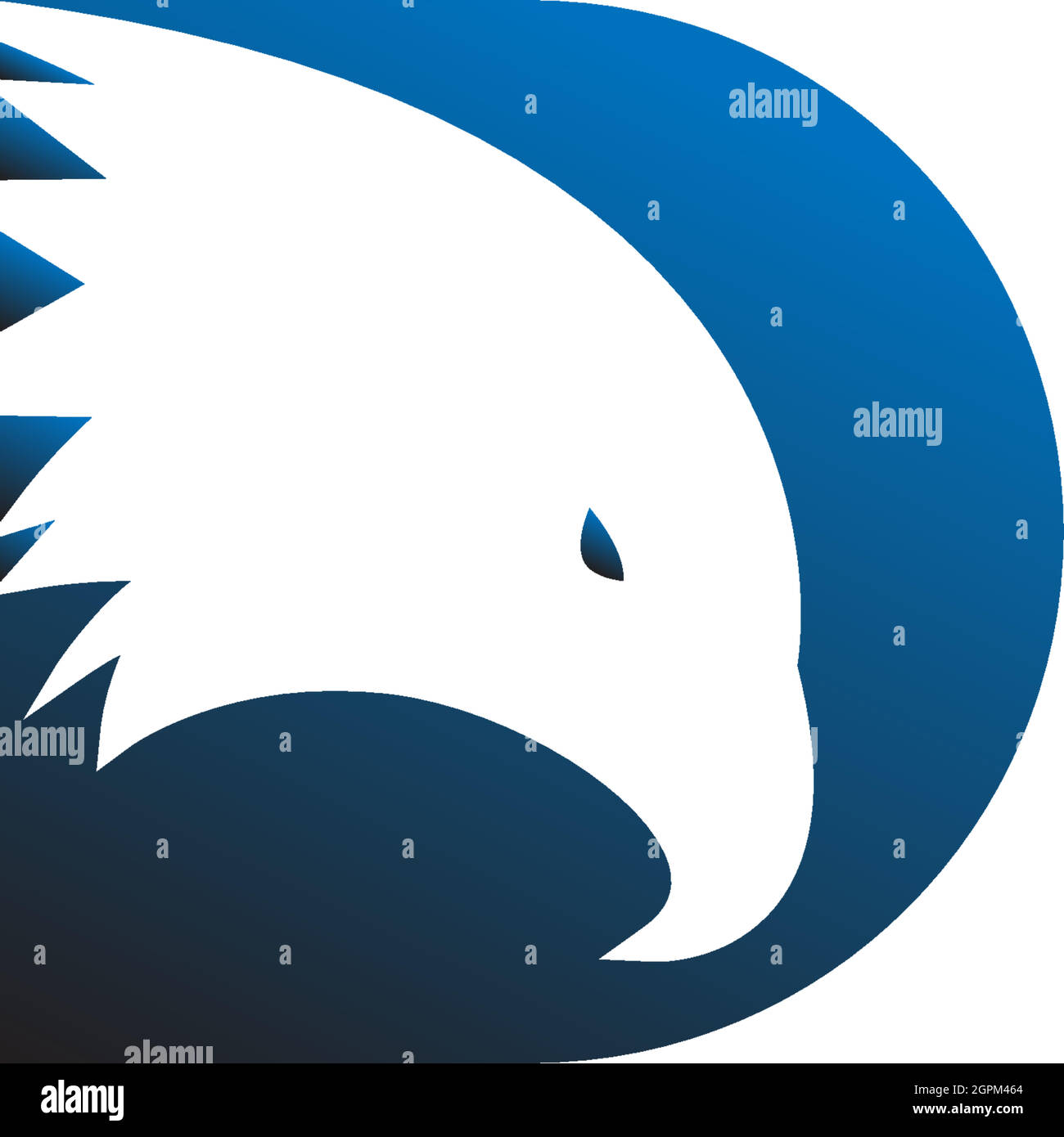 Falcon, Eagle Bird Logo Icon Design Vector Template Stock Vector