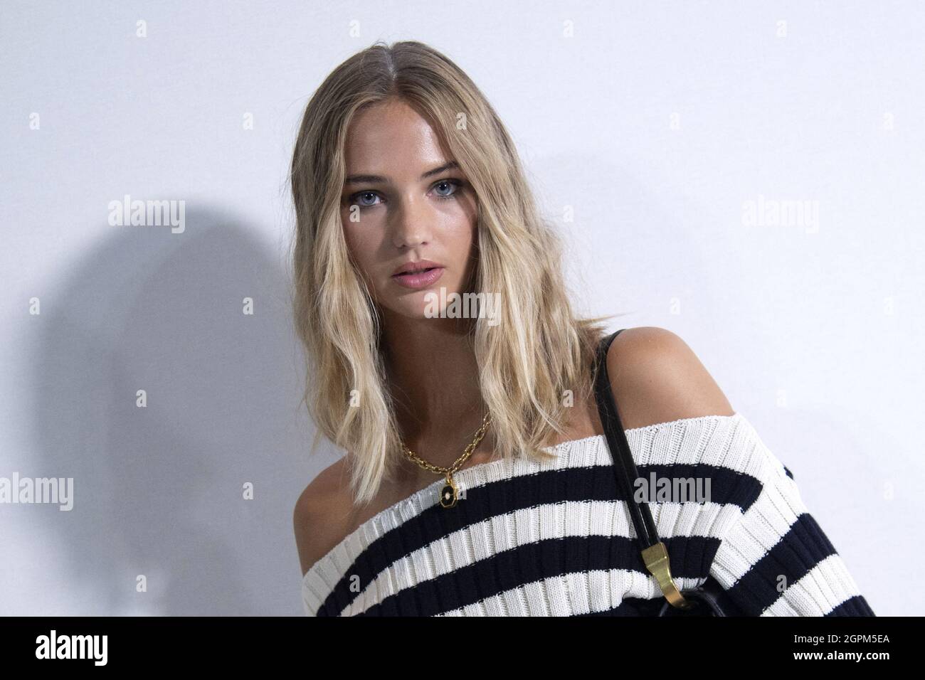 Mia Regan attending the Balmain Festival as part of Paris Fashion Week