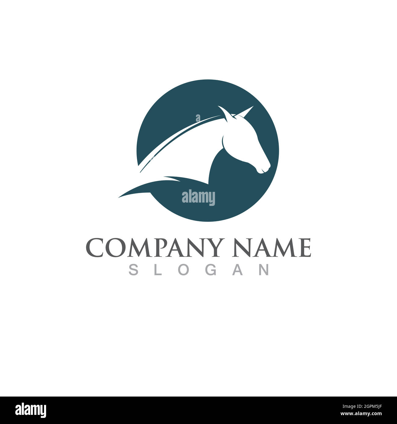 Horse Logo Template Vector icon Stock Vector