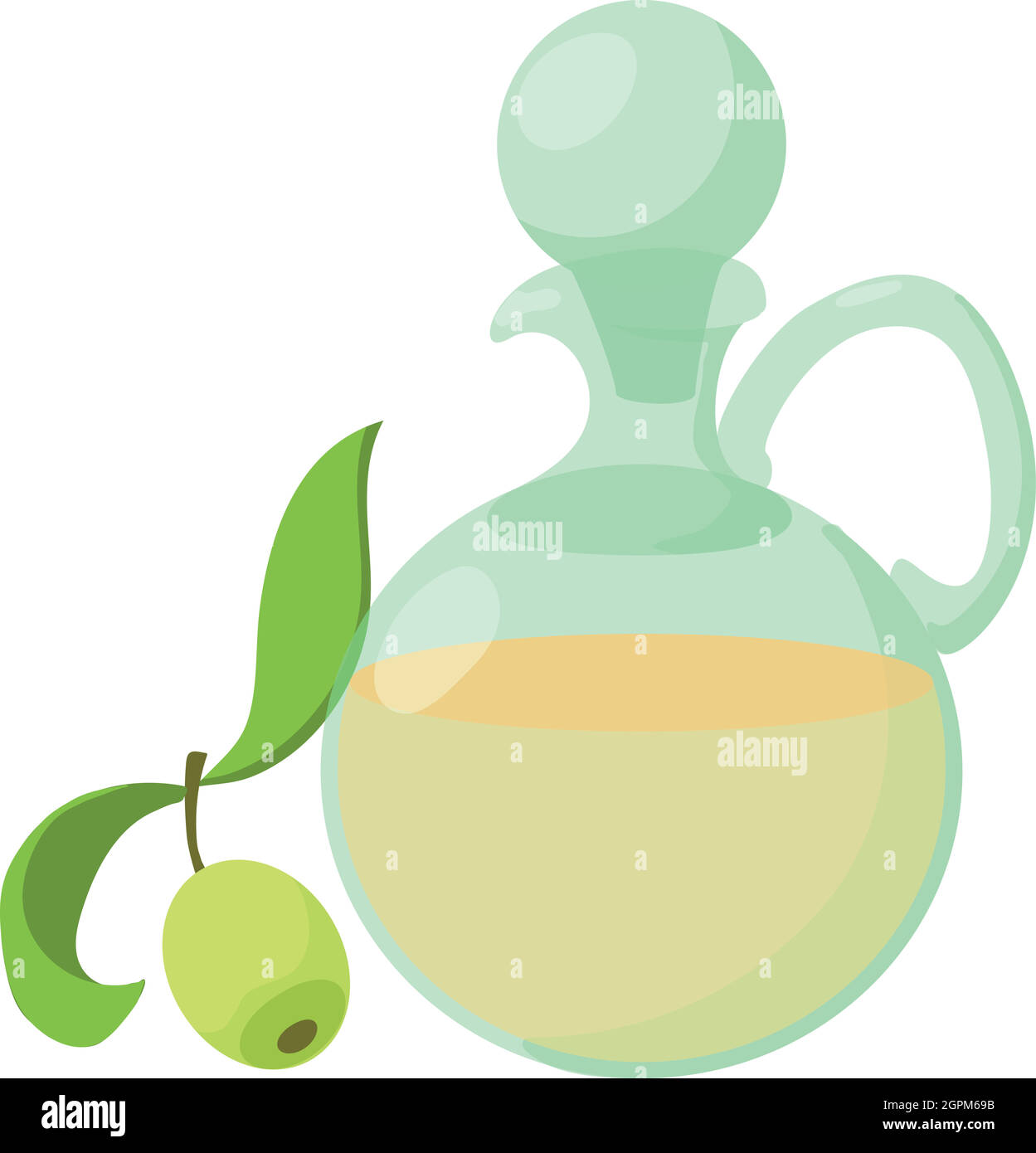 Olive oil icon, cartoon style Stock Vector Image & Art Alamy