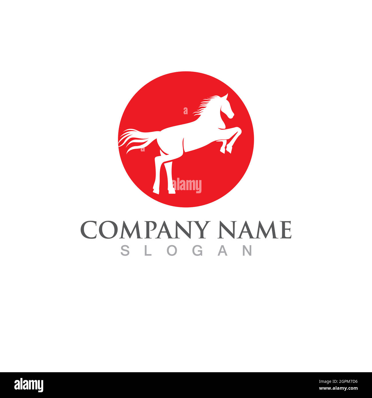 Horse Logo Template Vector icon Stock Vector