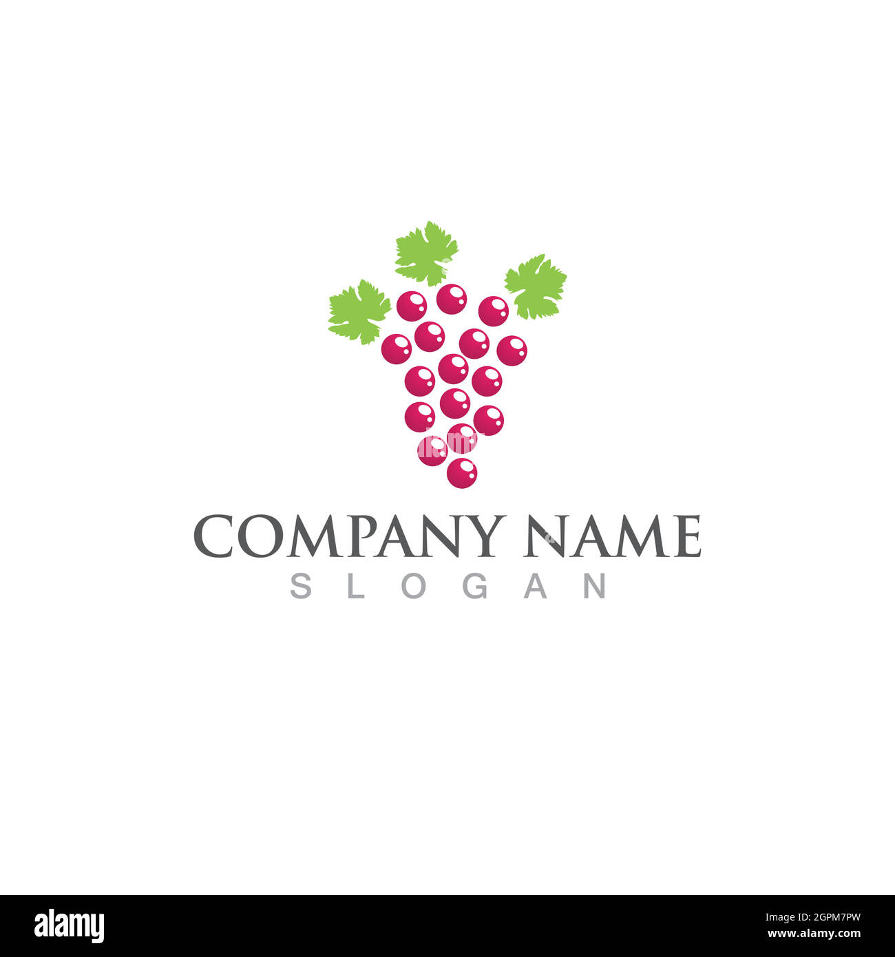 Grapes vector icon illustration design Stock Vector