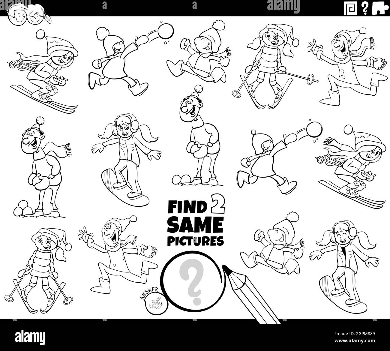 Coloring Page. Coloring Picture Of Cartoon Hockey Goalkeeper. Childish  Design For Kids Activity Colouring Book About People Professions. Royalty  Free SVG, Cliparts, Vectors, and Stock Illustration. Image 135088808.