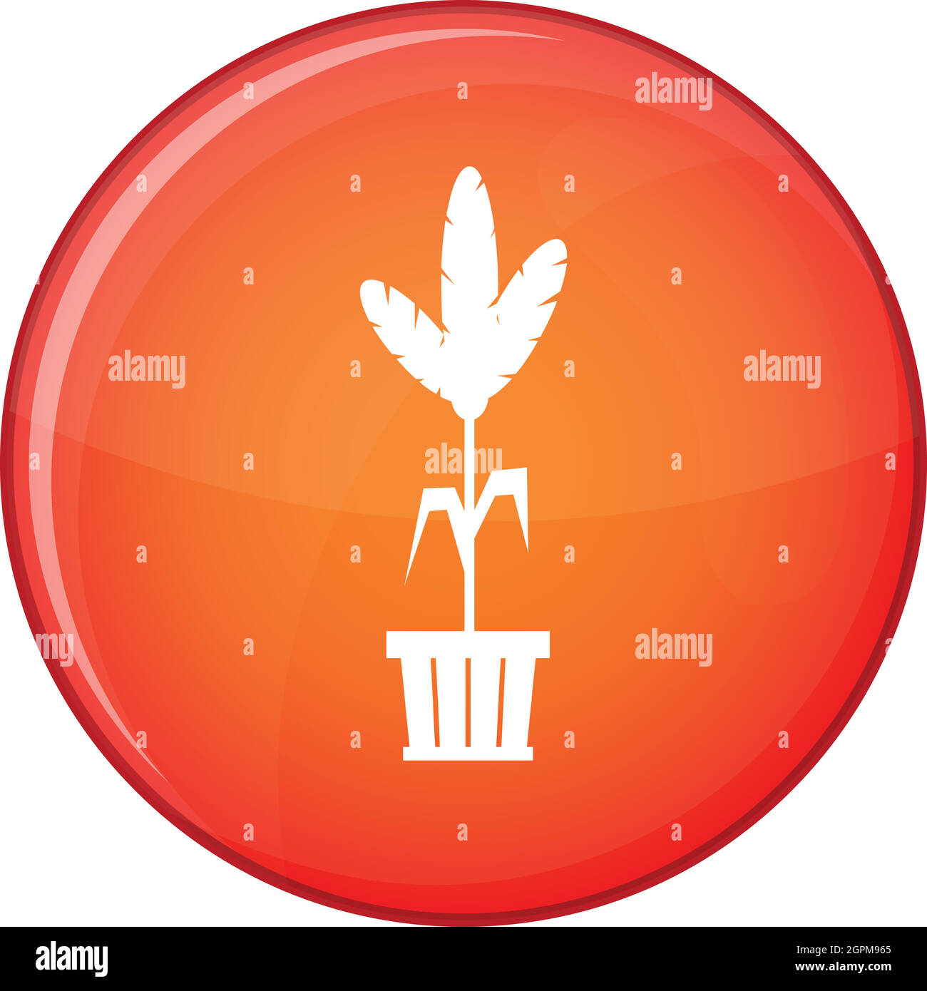 Re potting houseplant Stock Vector Images - Alamy